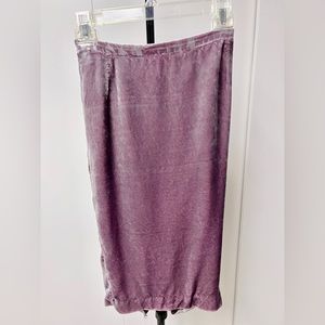 dolce gabbana purple pencil skirt